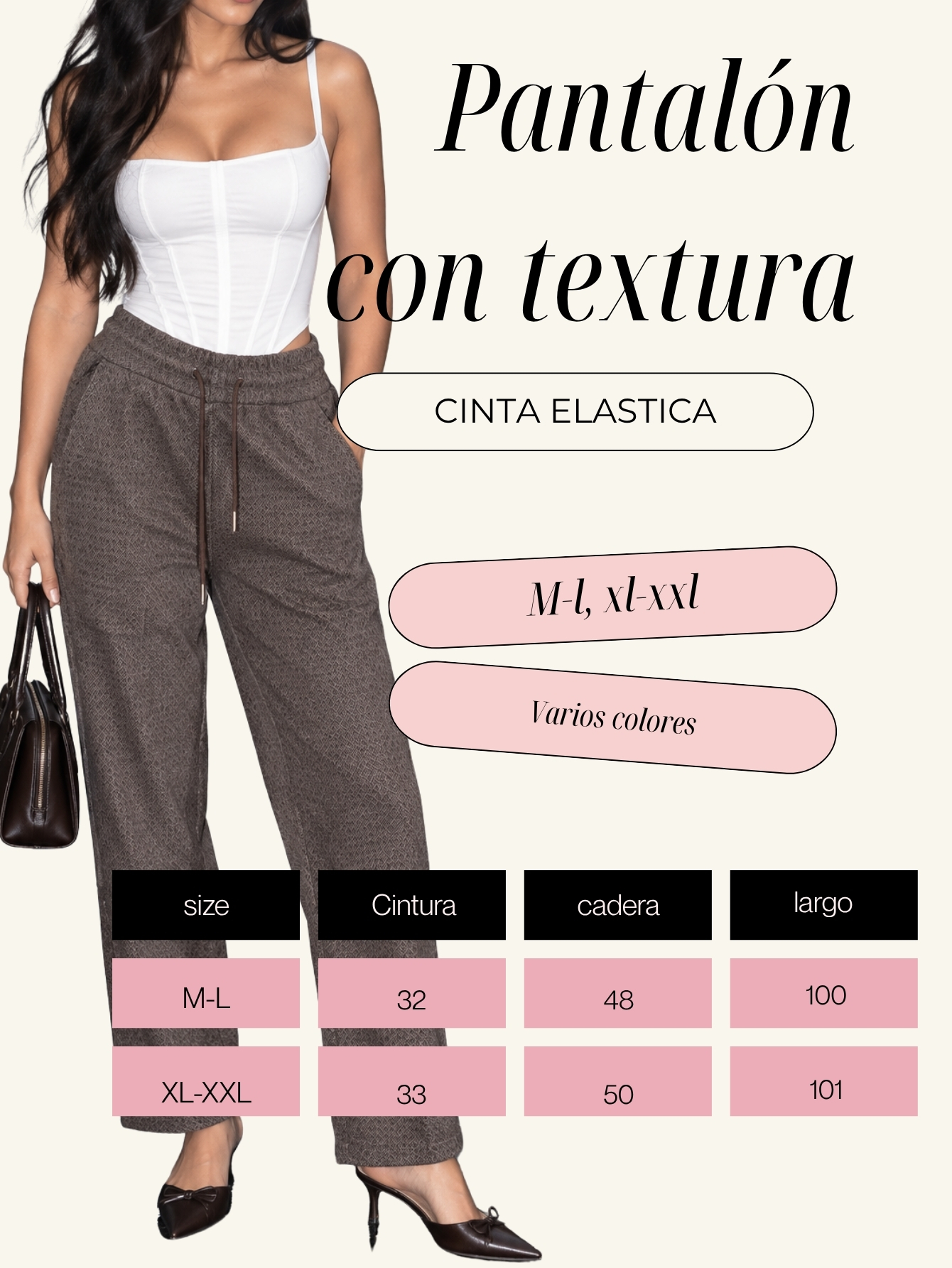 AD2652 Pantalón afelpado tipo de vestir 15955
